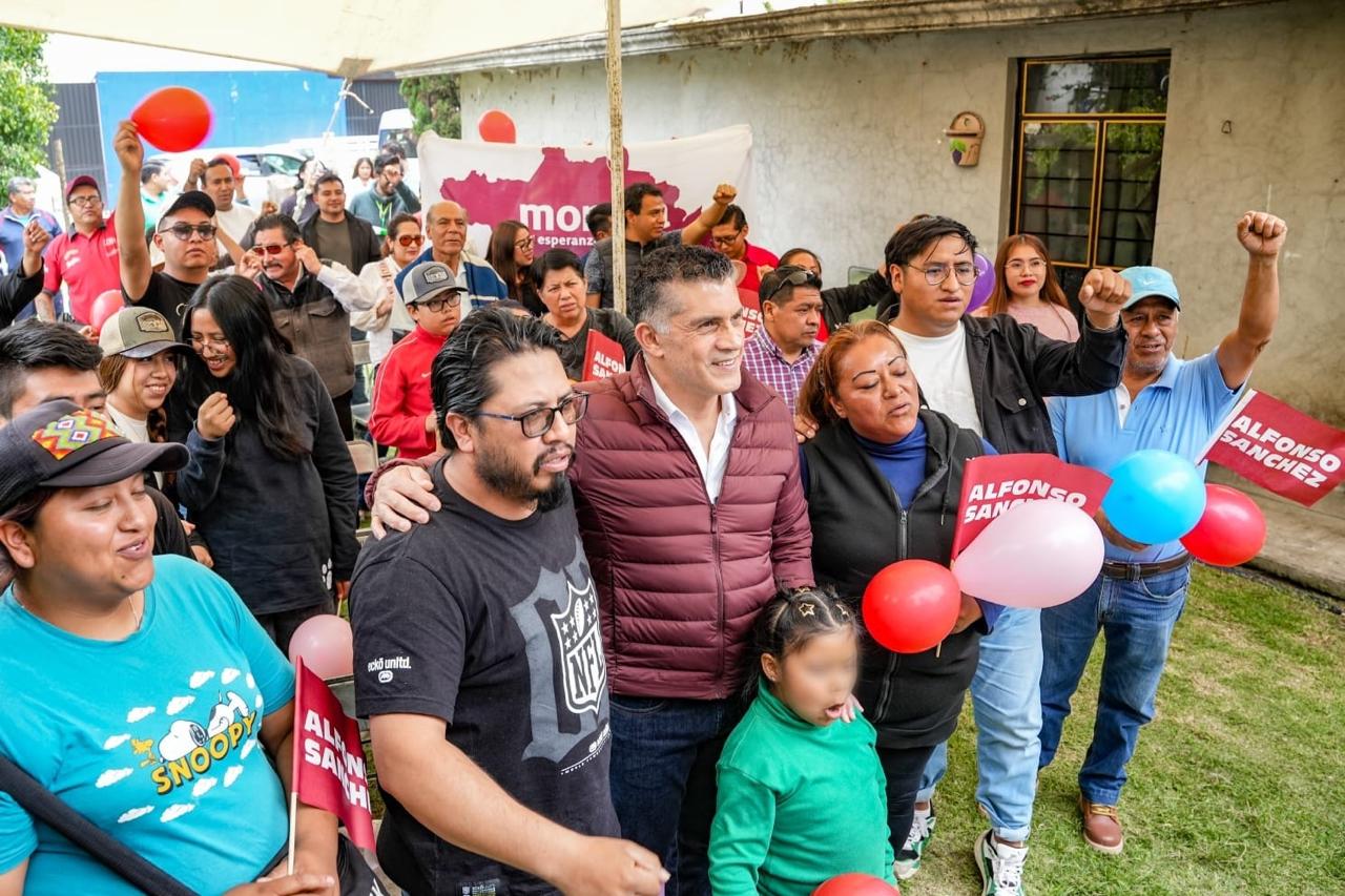 Comerciantes también van con Alfonso Sánchez